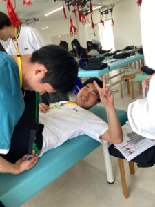 【理学療法学科１年】ROM測定