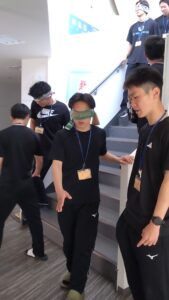 【救急救命学科 1年】救急医学概論Ⅲ ブラインドゲーム