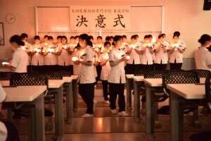 【看護学科】決意式を行いました