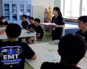 【救急救命学科】災害時の行動をテーマにディベートを実施！